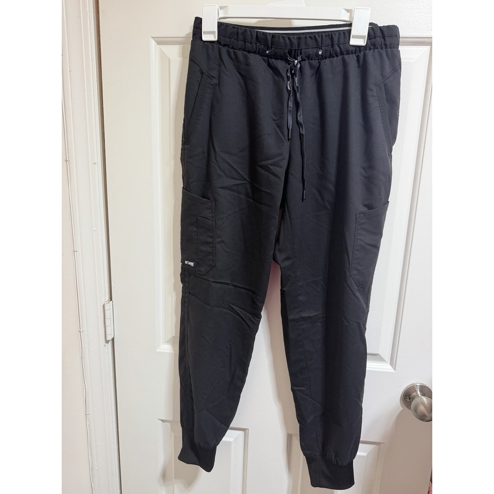 Grey's Anatomy by Barco Pants Womens Medium Scrub Jogger 3% Spandex Stretch blk